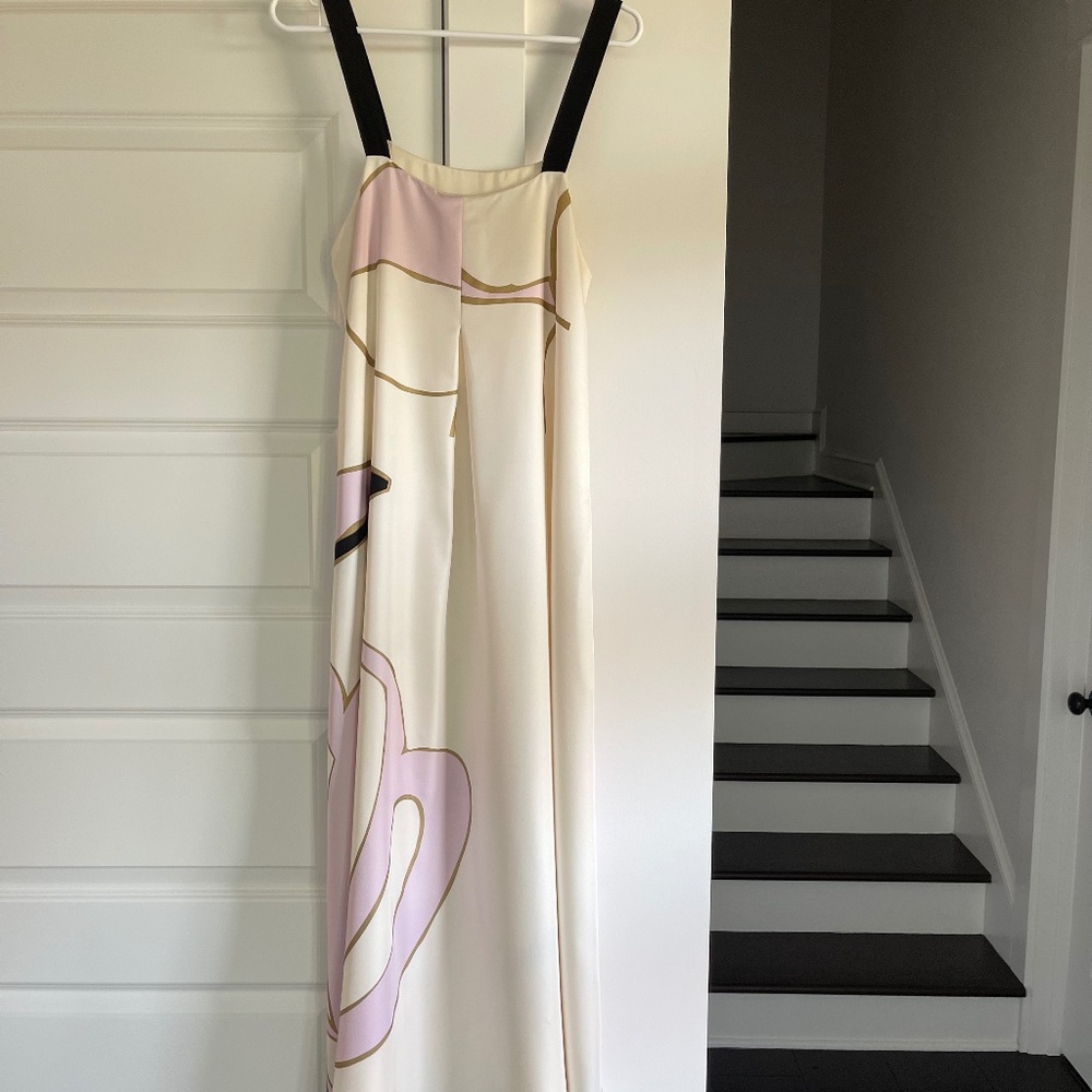 NWOT Cynthia Rowley x Anthropologie Petaline Trapeze A-line Maxi Dress : Size 4 - Picture 4 of 9